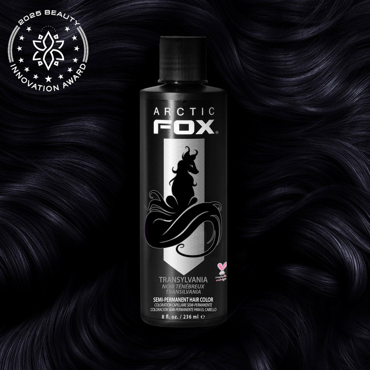 ARCTIC FOX Vegan and Cruelty-Free Semi-Permanent Hair Color Dye (8 Fl Oz, TRANSYLVANIA)