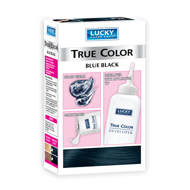 Lucky Super Soft Women's Hair Color, Blue Black