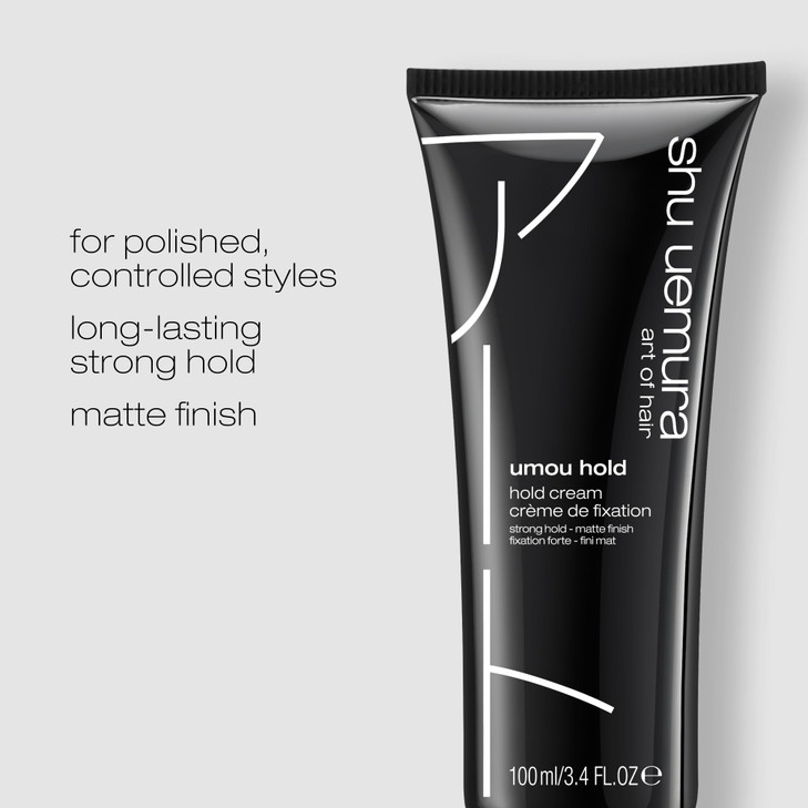 shu uemura art of hair umou hold hair cream - provides long-lasting hold, adds dimension and natural shine, perfect for polished & slicked-back style