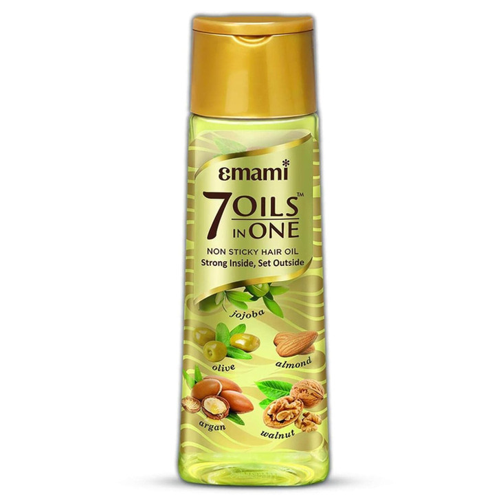 Emami 7-in-1 Hair Oil | with Natural Ayurvedic Herbs | Repairs Hair Damage | Nourishes Scalp | Fights Dandruff | Provides Strong & Healthy Hairs | 3.