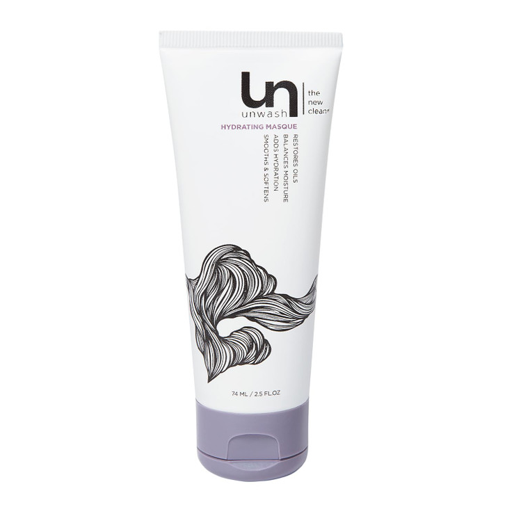 Unwash Hydrating Hair Masque - Deep Conditioning & Restorative Hair Treatment for Damaged, Dry & Colored Hair, Sulfate & Paraben Free, Made w/Argan a
