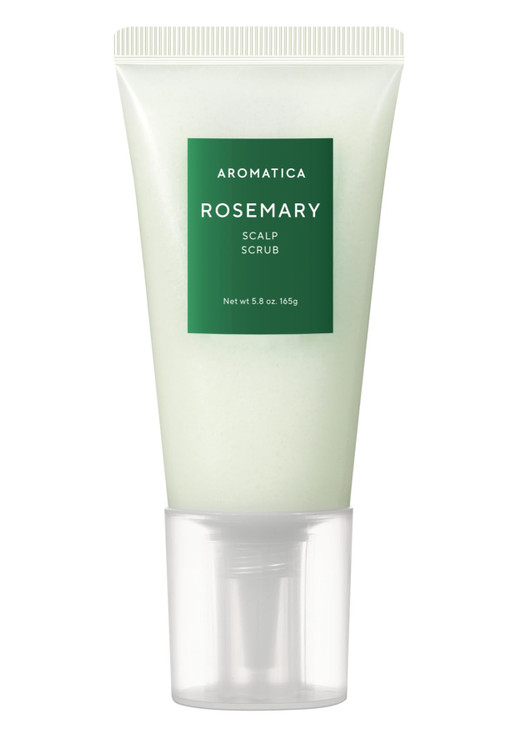AROMATICA Rosemary Scalp Scrub 5.82oz / 165g, Scalp Treatment, Scalp Exfoliator with Salt Scrub for Oily Scalp, Dandruff, Build Up Remover