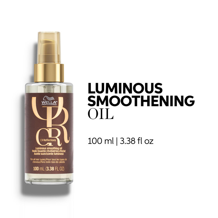 Wella Professionals Oil Reflections Luminous Smoothing Hair Oil | Adds Smoothness & Shine for All Hair Types | With Macadamia Seed & Avocado Oils | 3