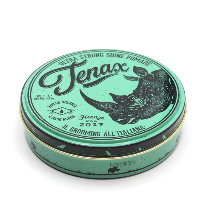 Tenax Water Based Pomade, Ultra Strong Hold with Maximum Shine, 4.5 Ounces