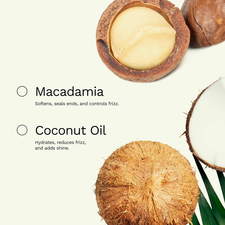 Anti-Frizz Hair Oil with Ginger, Argan & Castor hair oil for frizzy hair | Seals split ends, Strengthens the hair structure and adds shine for all ha