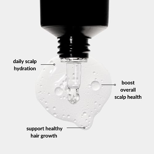 Love Ur Curls - Healthy Scalp Serum Growth Hair Activator, Turmeric & Basil Extracts for Deep Moisturizing and Thicker Full Hair, Vegan, 50mL