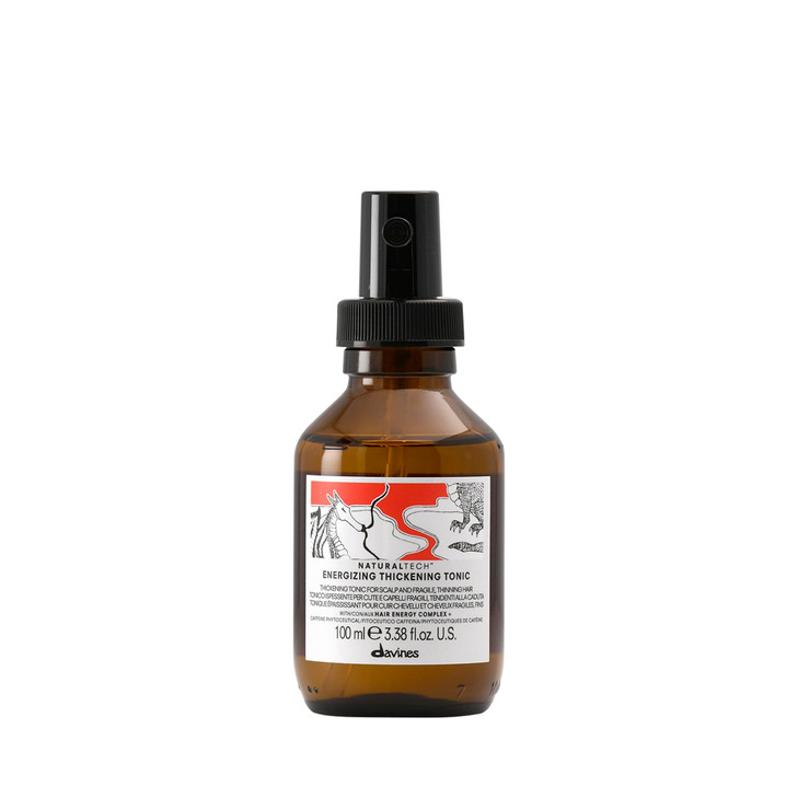 Davines Naturaltech Energizing Thickening Tonic, Stimulating & Fortifying for Thinning Hair & Hair Loss - With Caffeine Phytoceuticals - Instantly Th