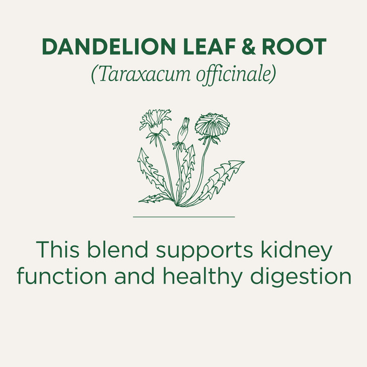 Traditional Medicinals Organic, Dandelion Leaf & Root - Dandelion Root Tea, Supports Normal Detox + Digestion - Kosher, Non-GMO, Caffeine-Free, Compo