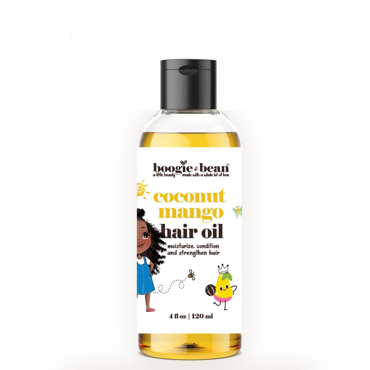 Kids Hair Oil for Curly, Natural, and Braided Styles - Suitable for Infants, Girls, and Boys with 4c Hair Types