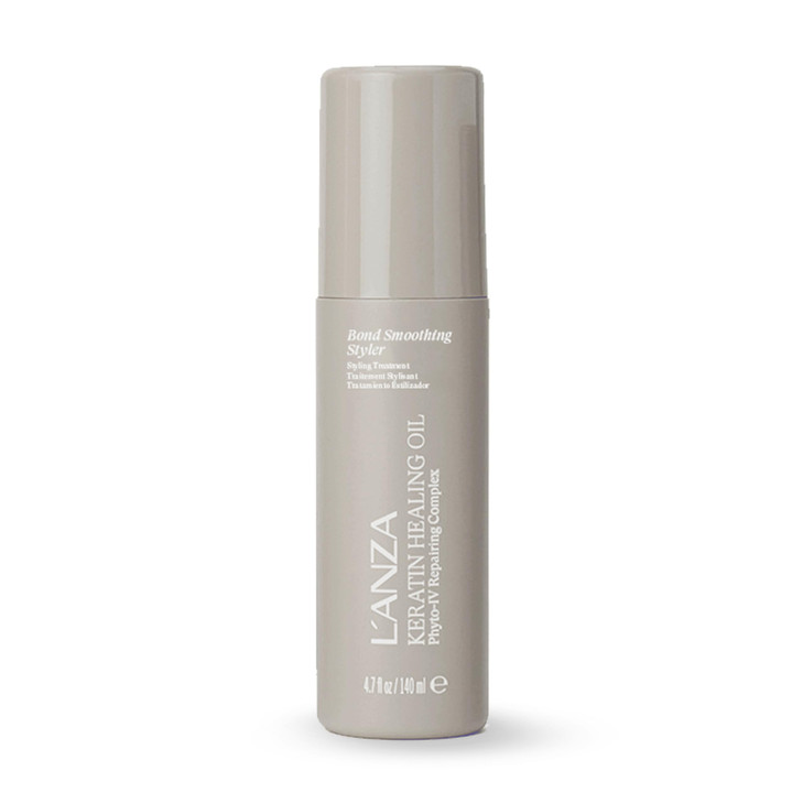 L'ANZA Keratin Healing Oil Bond Smoothing Styler Repairs Split Ends, Smooths Flyaways, Adds Silky Shine, Color Safe, Anti-Frizz, Heat & UV Protection
