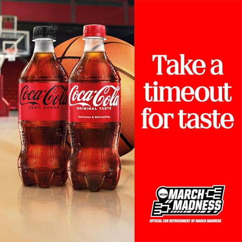 Coca-Cola Zero Sugar Soda, 12 fl oz Cans, 12 Pack - Classic Cola Soft Drink Fridge Pack