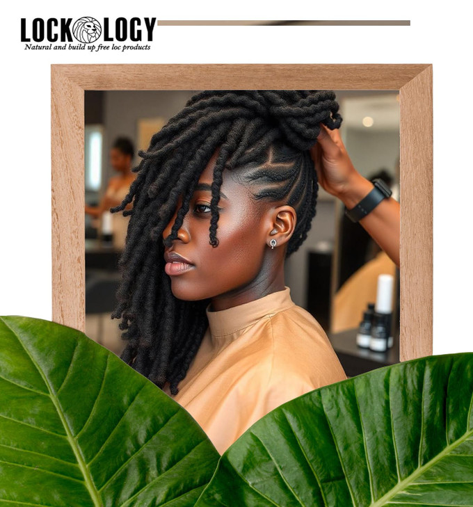 Peppermint Tea Tree Loc Oil for Dreads & Locs - Natural Dreadlock Hair Products, Black Owned