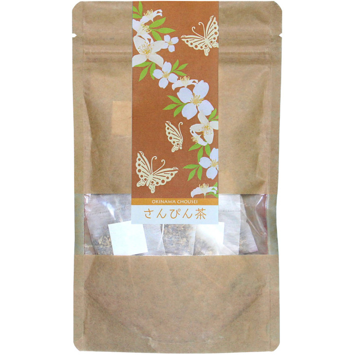 Okinawa Sanpin (Jasmine) Tea ~ Jasmine, Green & White Leaf Tea Mix ~ 2g x 20 Teabags