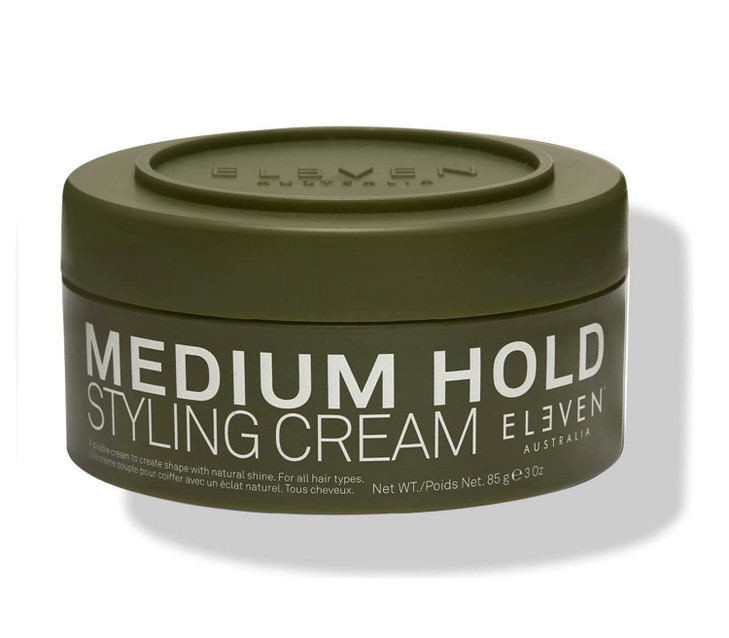 ELEVEN AUSTRALIA Medium Hold Hair Styling Cream for Men & Women - Slick Hold Pomade Product with Carnauba Wax, Shaping for Short, Medium, or Long Hai