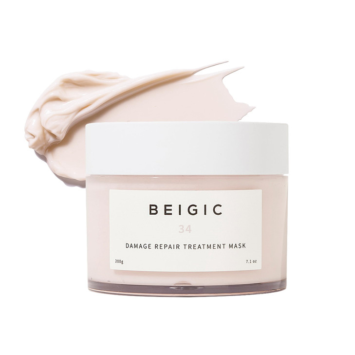 BEIGIC Damage Repair Treatment Mask - Vegan Silicone-free Deep Conditioning Hair Mask with Argan Oil & Vitamin E for Dry, Damaged, Thinning, Frizzy H