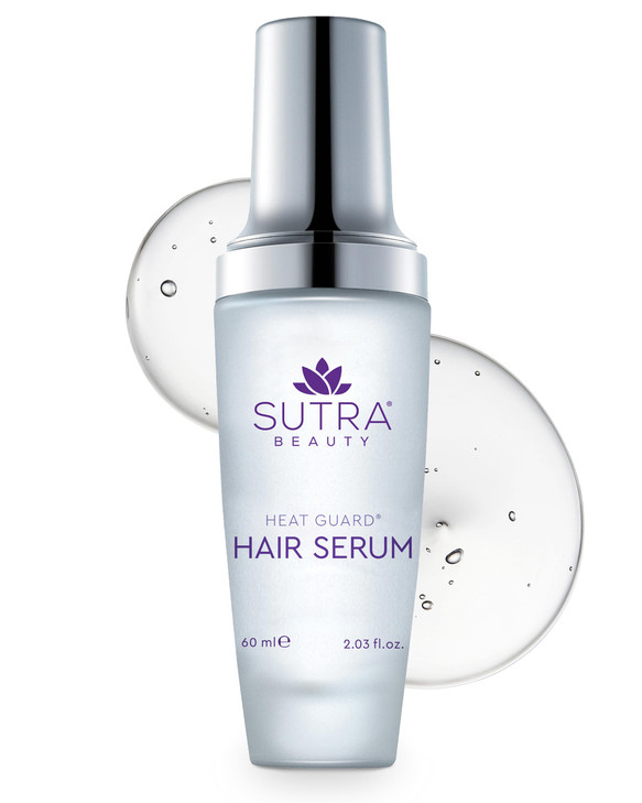 SUTRA Heat Guard Hair Serum for Frizzy, Dry & Damaged Hair - Thermal Protecting Serum Hydrates, Protects & Repairs Against Heat with Hyaluronic Acid
