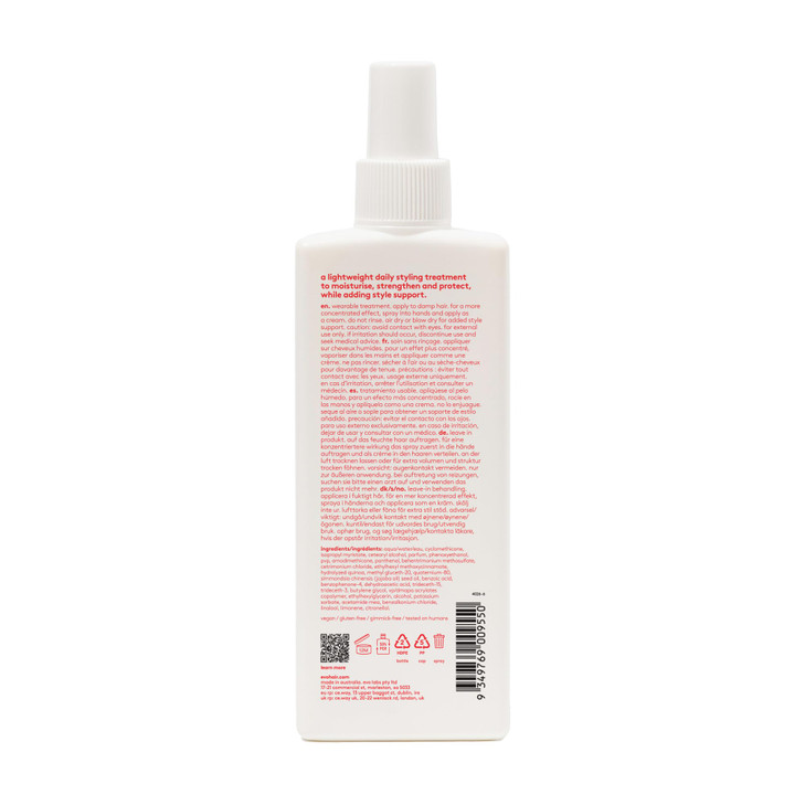EVO Happy Campers Leave-In Hair Treatment for All Hair Types - Lightweight Daily Styling with UV Protection & Frizz Control - 6.8 fl oz
