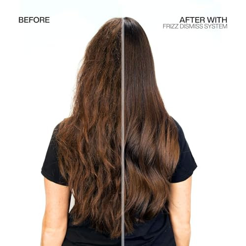 Redken Frizz Dismiss Instant Deflate Oil-In-Serum For Frizzy Hair - Enhances Smoothness and Shine With Babassu Oil, Sulfate-Free