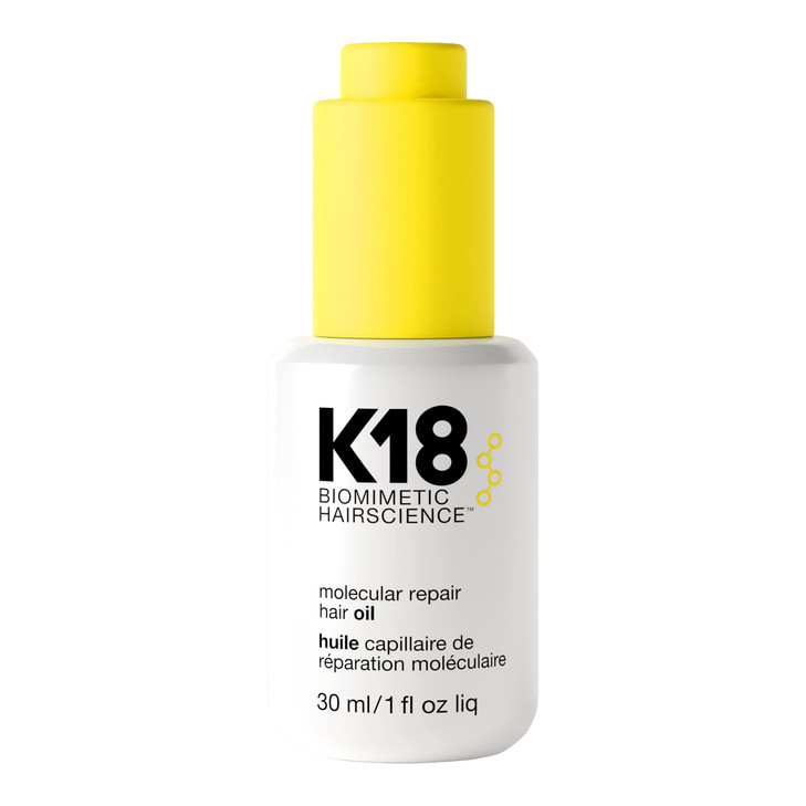 K18 Molecular Repair Hair Oil, Weightless Oil for Stronger, Healthier Hair, Suitable For All Hair Types, 1 Fl Oz