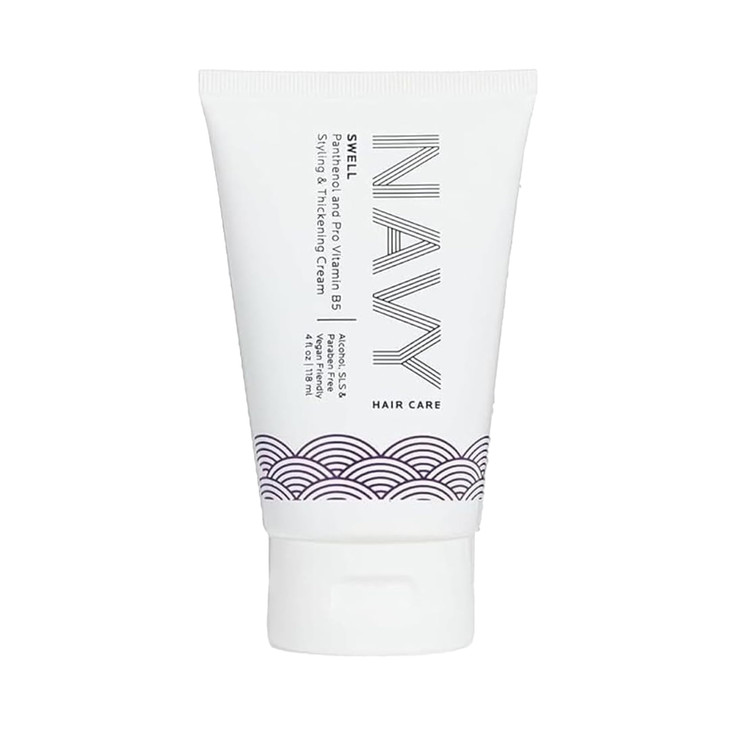 NAVY HAIR CARE Swell Thickening Cream | Lightweight Styling Product for Fullness & Shine | 4 oz