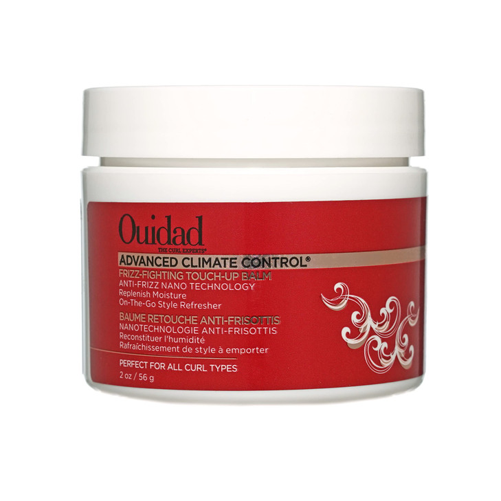 Ouidad Advanced Climate Control Touch-Up Hair Balm - 2 oz, Curl Refresher, Anti-Frizz Nano Technology, Redefine Curls & Help Prevent Breakage, Ideal