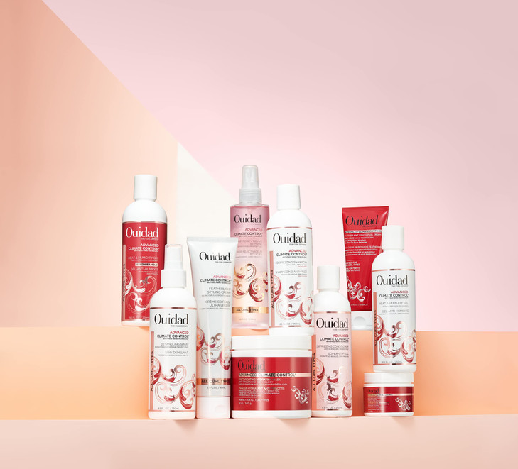 Ouidad Advanced Climate Control Touch-Up Hair Balm - 2 oz, Curl Refresher, Anti-Frizz Nano Technology, Redefine Curls & Help Prevent Breakage, Ideal