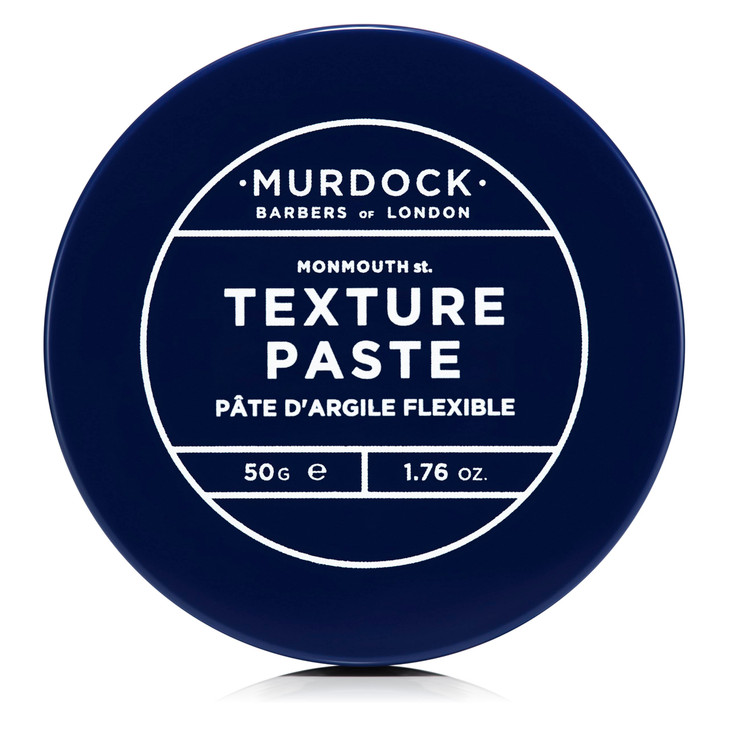 Murdock London Texture Paste  Soft Hold, Low Sheen Hair Paste for Men + Rough Textured Finish Without Grease  Lightweight Styling Cream for Short t