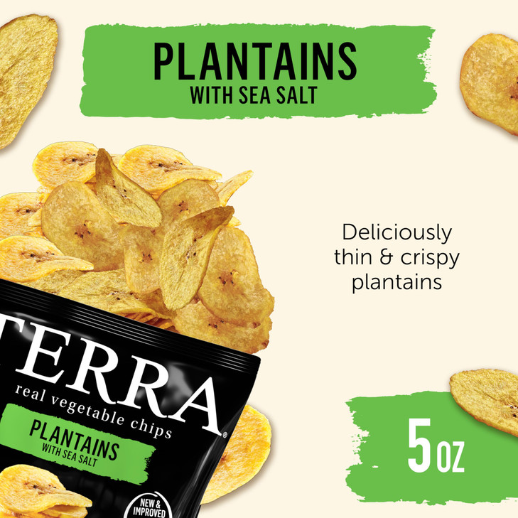 Terra Plantains Real Sea Salt Vegetable Chips 5 oz