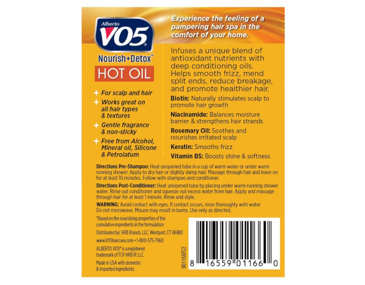 Vo5 Hot Oil Treatment - 2 Per Package
