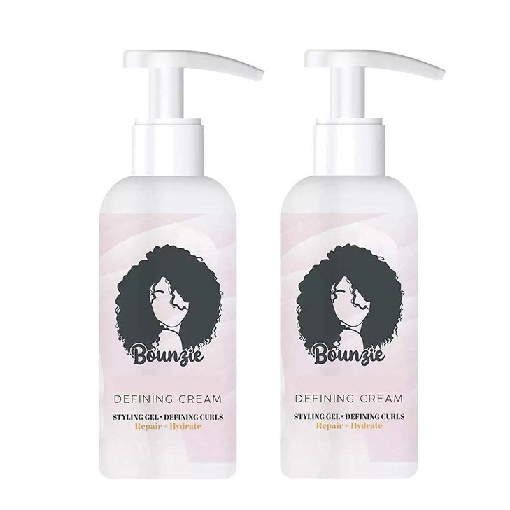Curls Boost Defining Cream, Natural Frizz Control, Moisturizing Curl Conditioner Cream, Professional Styling Gel,Hair Treatment for Curls, for Wavy &