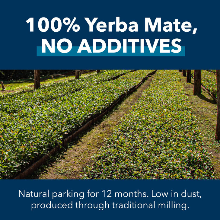 Pero Bien Argentino Yerba Mate Loose Leaf With Stems, Mate Tea Pure, 1.10 Pound (Pack of 1)