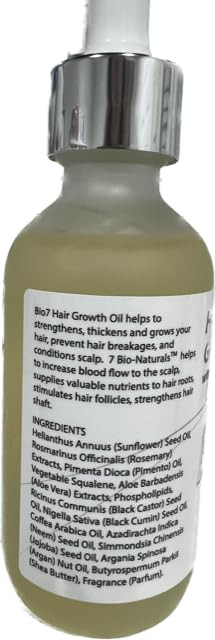 By Natures Bio 7 Hair Growth Oil 2 Oz 2 pack