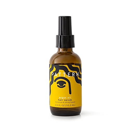 PATTERN Beauty by Tracee Ellis Ross Argan Oil Hair Serum, 3.9 Fl Oz, Rich Moisture and Shine Boost for Curlies, Coilies and Tight-Textured Hair, 3a-4