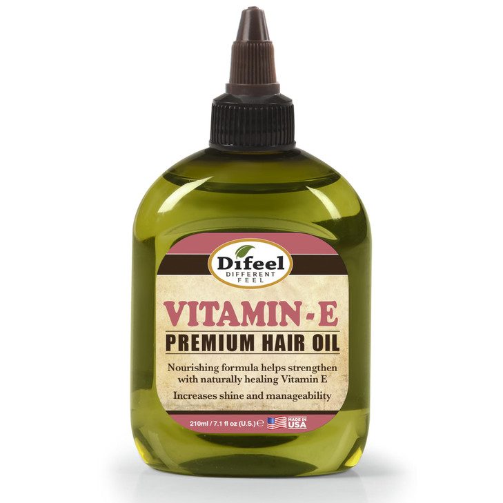 Difeel Premium Natural Hair Oil - Vitamin E Oil 7.1 ounce