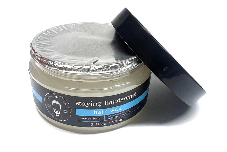Dashing Men's Club Hair Wax Matte Look Lighlty Fragranced with Eucalyptus Tea Tree, 3oz
