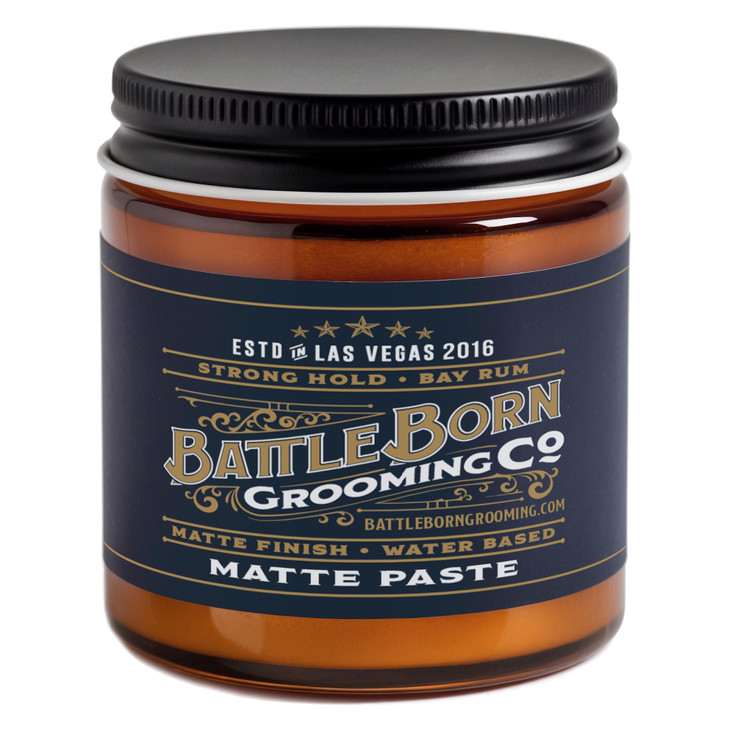 Battle Born Grooming Co Texturizing Matte Paste, 4 oz