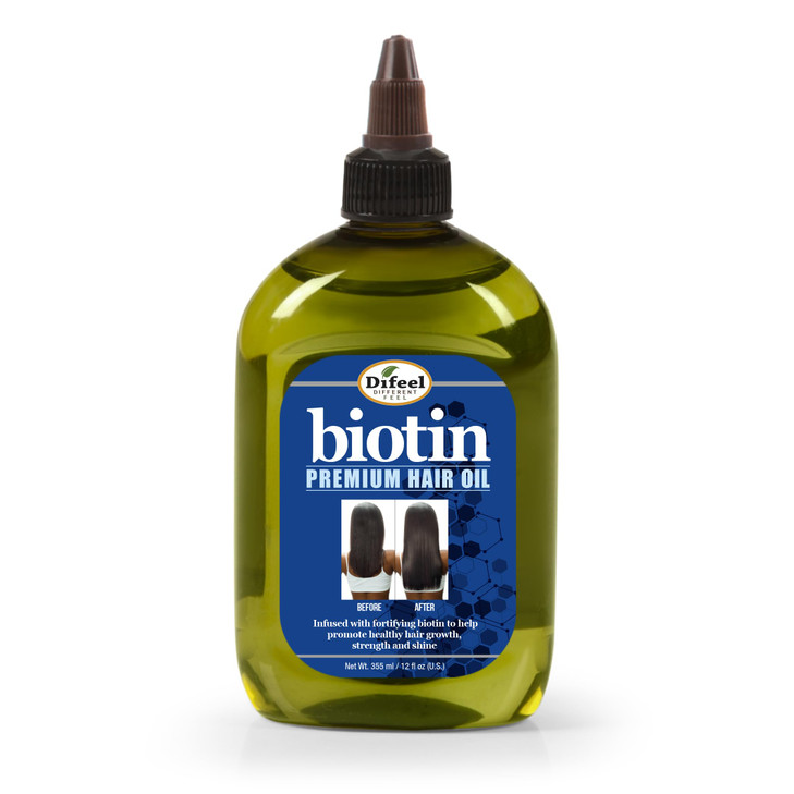 Difeel Biotin Premium Hair Oil - Large 12 oz.