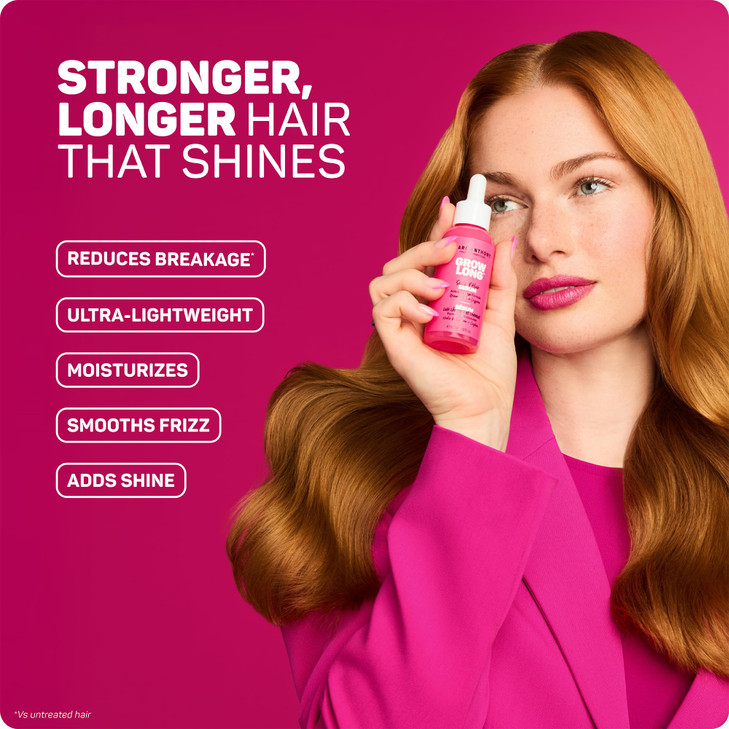 Marc Anthony Grow Long Scalp & Hair Serum - Anti-Breakage Formula Nourish, Strengthen & Hydrate Scalp & Hair Follicles - Natural Shine & Fuller-Looki