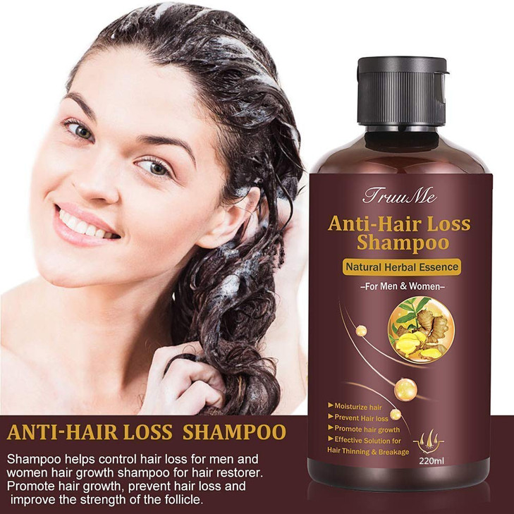 CIDBEST Hair Thickening Shampoo, Natural & Organic Herb Shampoo for Hair Regrowth Faster, Prevent Hair Loss, Suitable for All Hair Types, Unisex, 0.0