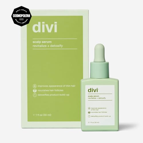 Divi Scalp Serum for Thinning Hair, 30ml  Clinically Tested, Nourishing Formula with Amino Acids, Caffeine & Rosemary Oil  Promotes Healthy Scalp &