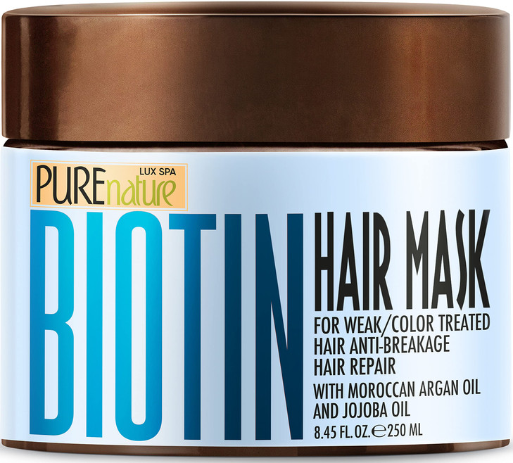Biotin Hair Mask - Deep Conditioner with Collagen and Keratin for Dry, Damaged and Curly Hair - Fine Conditioning Moisturizer Treatment for Strengthe