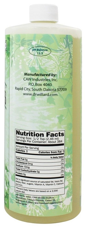 Willard Water Clear Water, 32 Ounce