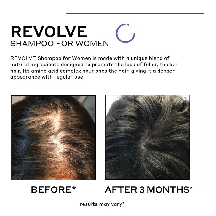 ZENAGEN Revolve Women's Thickening Shampoo | Supports Appearance of Fuller, Healthier-Looking Hair, Developed for Fine & Visibly Thinning Hair, Plant
