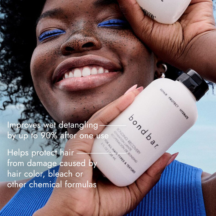 Bondbar Treatment for Damaged Hair, Repairs, Protects & Hydrates Colored or ChemicallyTreated Hair, Vegan, CrueltyFree, 8 Fl. Oz.