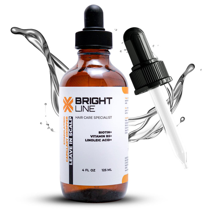 Bright Line Hair Growth Serum - Anti-Hair Loss and Regrowth Treatment for Dry, Damaged Hair and Scalp