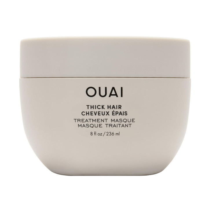 OUAI Thick Hair Mask - Deep Conditioning Hair Mask with Almond Oil, Olive Oil, & Hydrolyzed Keratin to Restore Damaged Strands - Phthalate & Paraben