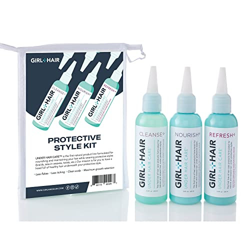 GIRL + HAIR TRAVEL SET (3 X 3. 4fl.oz CLEANSE,NOURISH,& REFRESH)