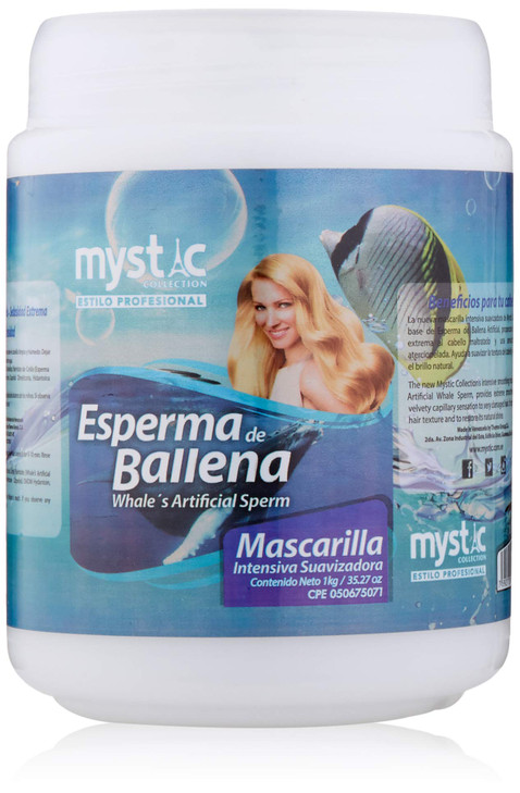 Kleravitex Whale Sperm Hair Mask Treatment for Damaged Hair 35 Oz - Nourishes and Repairs Dry Hair - Deep Conditioning for Shiny and Smooth Hair