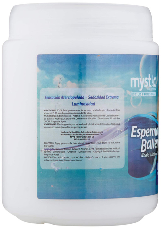 Kleravitex Whale Sperm Hair Mask Treatment for Damaged Hair 35 Oz - Nourishes and Repairs Dry Hair - Deep Conditioning for Shiny and Smooth Hair