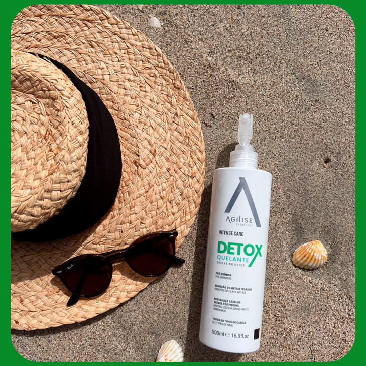 Pre Chemical Chelating Detox - Neutralizes Chlorine-Tinted Green Hair, Hair Products for Women, Intense Cleansing Treatment to Remove Buildup - VEGAN